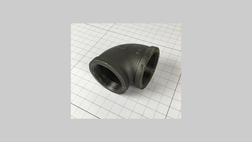 3"STD. X 90DEG.ELBOW BLK