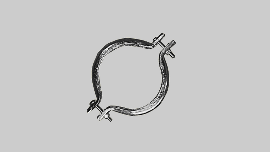 Galvanized Two Piece Clamp Bands